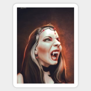 Vampire queen Sticker